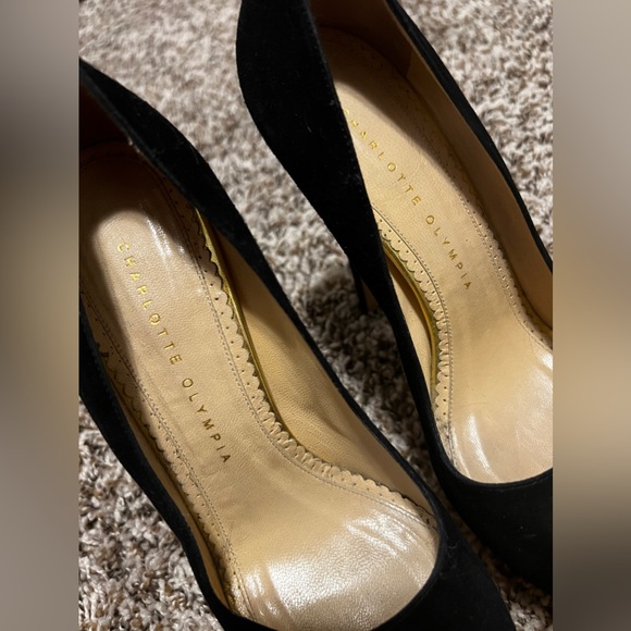 Preowned Charlotte Olympia size 38 heels. - Picture 4 of 4